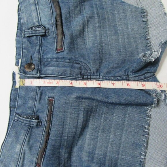 Bcbg Side Slit Open Mini Cut Off Shorts - Picture 9 of 10